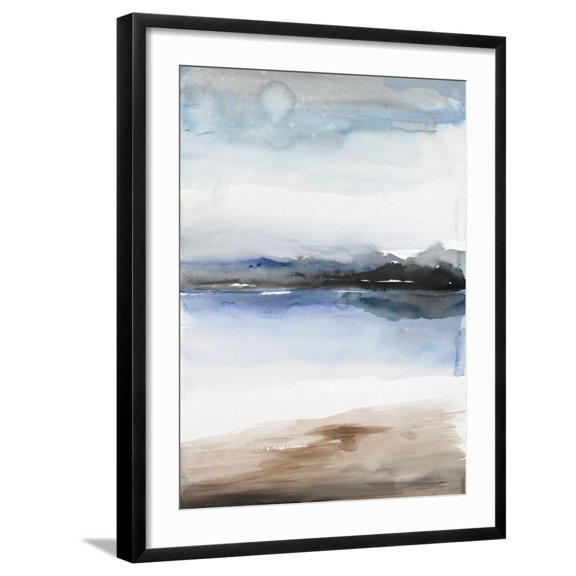 Art.com Flow 1 Art Print by Lora Gold, Black Frame Wall Art, 23" x 29"