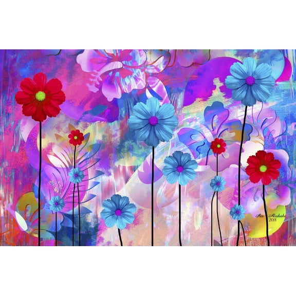 Art.com Flower Art A7 Giclee Print by Ata Alishahi, 24" x 16"
