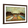 thumbnail image 1 of Art.com Flower Beds of Holland Art Print by Vincent van Gogh, Brown Frame Wall Art, 44" x 32", 1 of 5