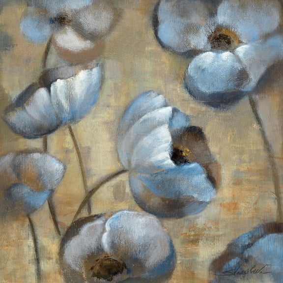Art.com Flowers in Dusk I Art Print by Silvia Vassileva, 16" x 16"