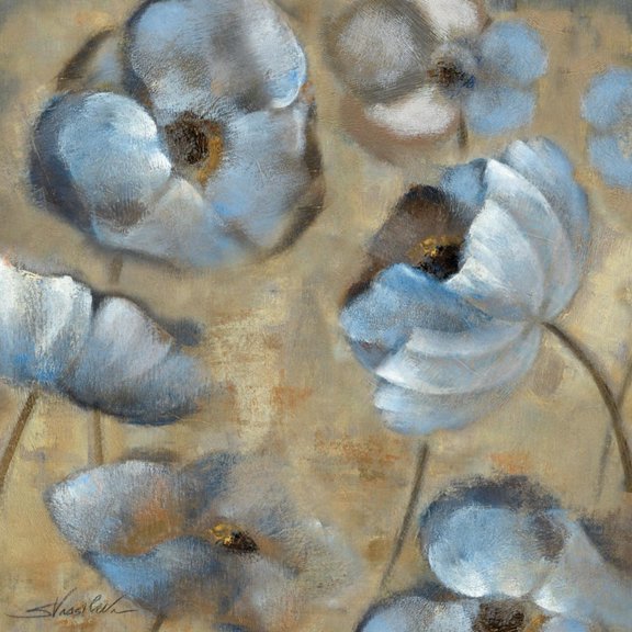 Art.com Flowers in Dusk II Art Print by Silvia Vassileva, 24" x 24"