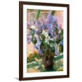 thumbnail image 1 of Art.com Flowers in the Window Art Print by Mary Cassatt, Brown Frame Wall Art, 32" x 44", 1 of 5