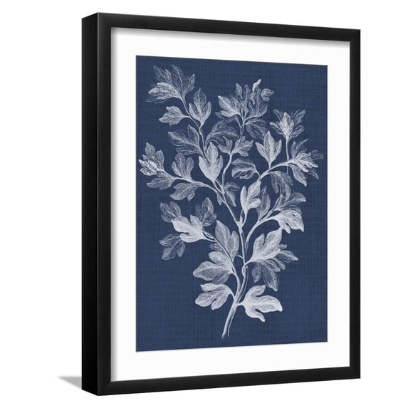 Art.com Foliage Chintz I Art Print by Vision Studio, Black Frame Wall Art, 17" x 21"