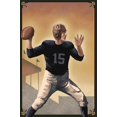 thumbnail image 1 of Art.com Football - Quarterback Art Print by Lantern Press, 12" x 18", 1 of 4