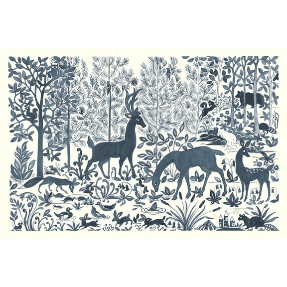 Art.com Forest Life I Art Print by Miranda Thomas, 36" x 24"