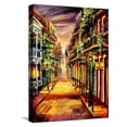thumbnail image 1 of Art.com French Quarter Twilight Stretched Canvas Print Wall Art by Diane Millsap, 12" x 16", 1 of 4