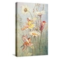 Garden Fairies Stretched Canvas Print Wall Art, 12" x 18