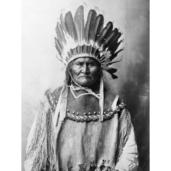Art.com Geronimo (1829-1909) Photographic Print by Aaron Canady, 12" x 16"
