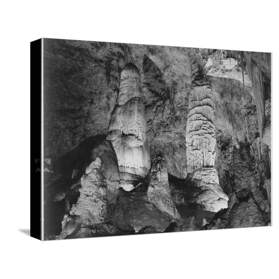Art.com Giant Domes Carlsbad Caverns National Park New Mexico 1933-1942 Stretched Canvas Print Wall Art by Ansel Adams, 16" x 12"