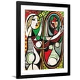 thumbnail image 1 of Art.com Girl Before a Mirror, c.1932 Art Print by Pablo Picasso, Black Frame Wall Art, 32" x 40", 1 of 5