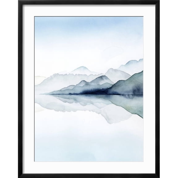 Art.com Glacial II Art Print by Grace Popp, Black Frame Wall Art, 23" x 29"
