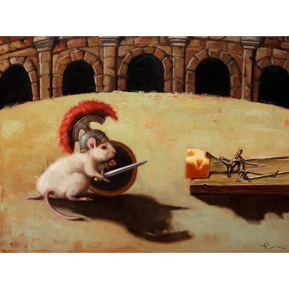 Art.com Gladiator Art Print by Lucia Heffernan, 24" x 18"