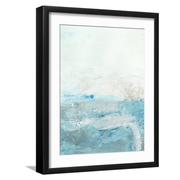 Art.com Glass Sea II Art Print by June Vess, Black Frame Wall Art, 17" x 21"