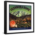 thumbnail image 1 of Art.com Glendora Home Brand - Glendora, California - Citrus Crate Label Art Print by Lantern Press, Black Frame Wall Art, 21" x 21", 1 of 5