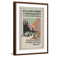 thumbnail image 1 of Art.com Glenwood Springs, Colorado - Health Resort Poster No. 1 Art Print by Lantern Press, Brown Frame Wall Art, 21" x 29", 1 of 5
