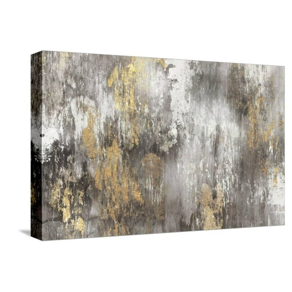 Art.com Gold Ikat Stretched Canvas Print Wall Art by PI Studio, 18" x 12"