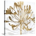 thumbnail image 1 of Art.com Golden Gilt Bloom II Stretched Canvas Print Wall Art by Annie Warren, 30" x 30", 1 of 4
