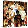 thumbnail image 1 of Art.com Golden Rule (Do unto others), April 1,1961 Stretched Canvas Print Wall Art by Norman Rockwell, 24" x 24", 1 of 4
