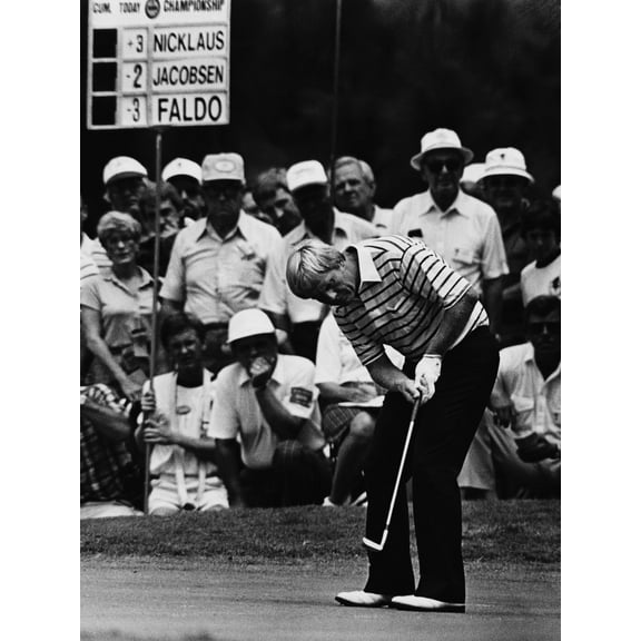 Art.com Golf Pro Jack Nicklaus, August, 1984 Photo, 12" x 16"