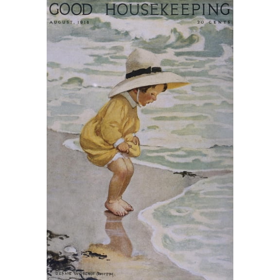 Art.com Good Housekeeping, August, 1918 Art Print, 12" x 18"