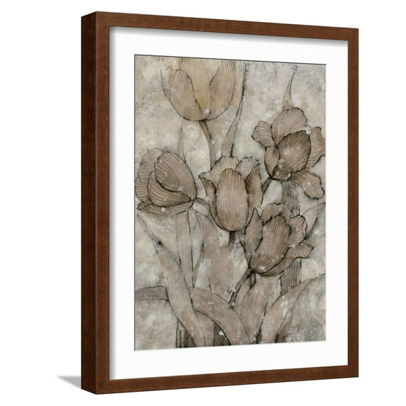 Art.com Grace I Art Print by Tim O'toole, Brown Frame Wall Art, 17" x 21"