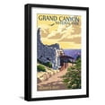 thumbnail image 1 of Art.com Grand Canyon National Park - Hermits Rest Art Print by Lantern Press, Black Frame Wall Art, 17" x 23", 1 of 5
