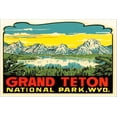thumbnail image 1 of Art.com Grand Teton Decal Stretched Canvas Print Wall Art, 36" x 24", 1 of 3