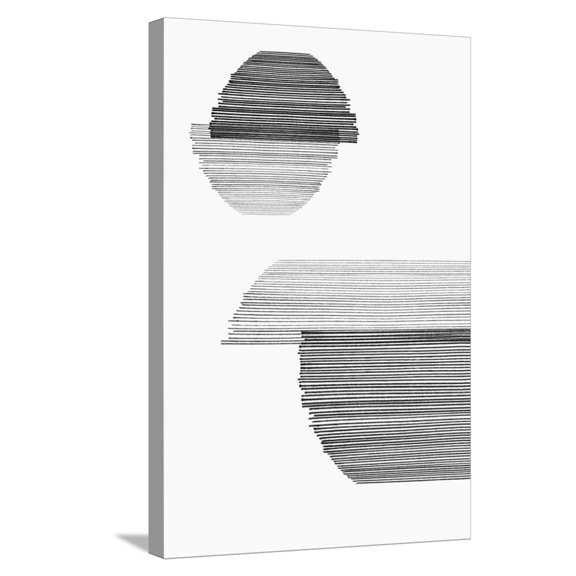 Art.com Gray on Gray I Stretched Canvas Print Wall Art by PI Studio, 16" x 24"