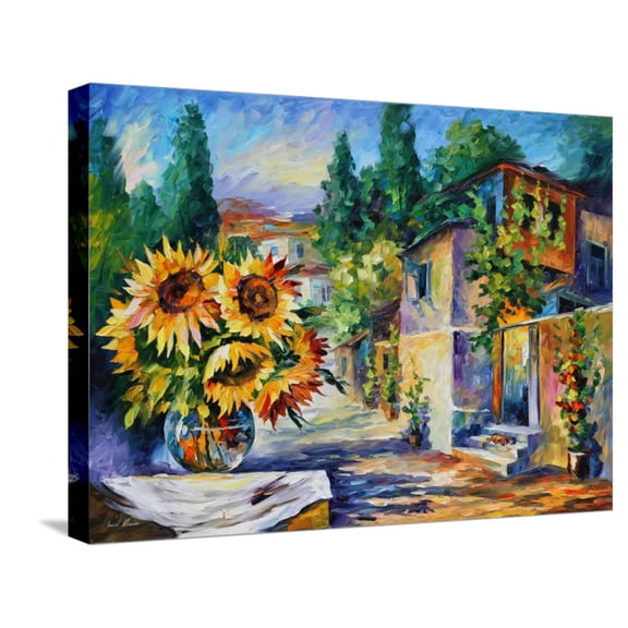 Art.com Greek Noon Stretched Canvas Print Wall Art by Leonid Afremov, 24" x 18"