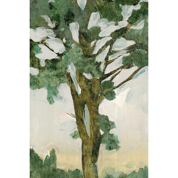 Art.com Green Tree Line I Art Print by PI Studio, 12" x 18"