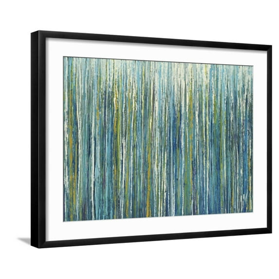 Art.com Greencicles Art Print by Liz Jardine, Black Frame Wall Art, 29" x 23"