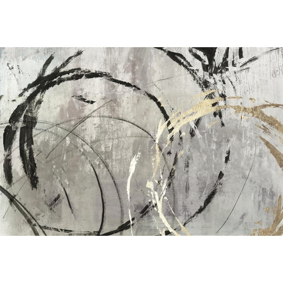 Art.com Grey Abstract I Art Print by PI Studio, 18" x 12"