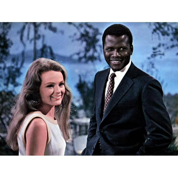 Art.com Guess Who's Coming To Dinner, Katharine Houghton, Sidney Poitier, 1967 Photo, 24" x 18"
