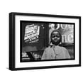 thumbnail image 1 of Art.com Harlem Newsboy Art Print by Gordon Parks, Black Frame Wall Art, 23" x 17", 1 of 5