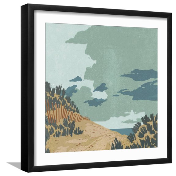 Art.com Hidden Dune II Art Print by Jacob Green, Black Frame Wall Art, 21" x 21"