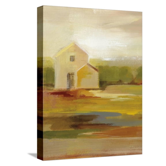 Art.com Hillside Barn I v2 Stretched Canvas Print Wall Art by Silvia Vassileva, 12" x 16"