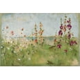 thumbnail image 1 of Art.com Hollyhocks by the Sea Art Print by Cheri Blum, 24" x 16", 1 of 4