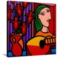 thumbnail image 1 of Art.com Homage to Picasso 2 Stretched Canvas Print Wall Art by John Nolan, 30" x 30", 1 of 4