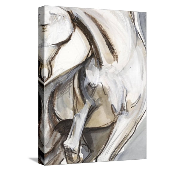 Art.com Horse Abstraction II Stretched Canvas Print Wall Art, 12" x 16"