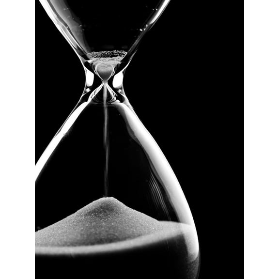 Art.com Hourglass, Time, Shape. Photographic Print by Billion Photos, 12" x 16"