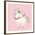 thumbnail image 1 of Art.com I Believe in You Unicorn Art Print by Heather Rosas, Brown Frame Wall Art, 29" x 29", 1 of 5