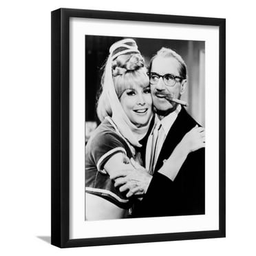 Art.com I Dream of Jeannie Premium Photographic Print, Black Frame Wall Art, 17" x 21"