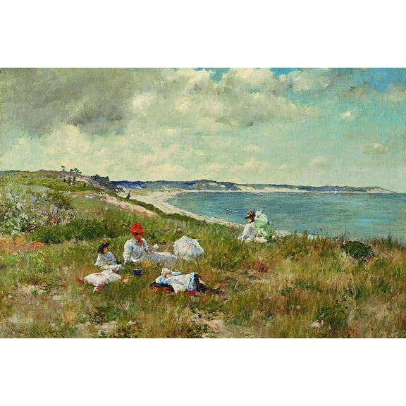 Art.com Idle Hours Art Print by William Merritt Chase, 18" x 12"