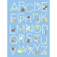 thumbnail image 1 of Art.com Illustrated Animal Alphabet ABC Poster Design Art Print by TeddyandMia, 18" x 24", 1 of 4