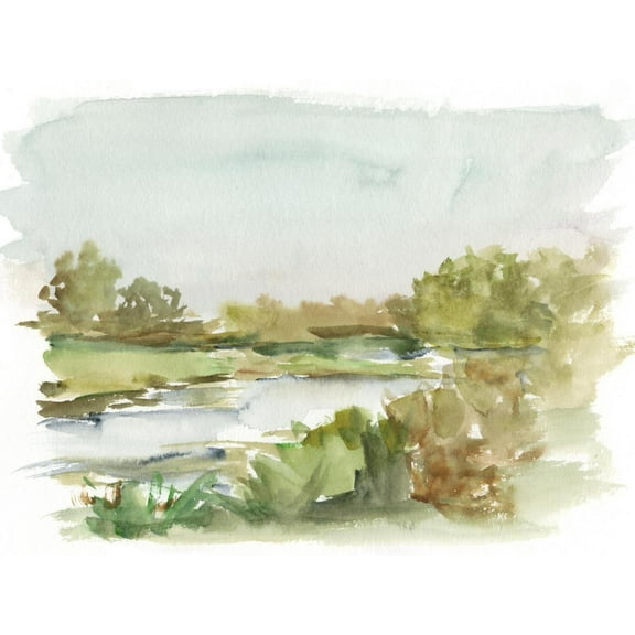 Art.com Impressionist Watercolor I Art Print by Ethan Harper, 24" x 18"