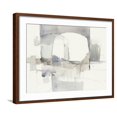 thumbnail image 1 of Art.com Improvisation I Gray Crop Art Print by Mike Schick, Brown Frame Wall Art, 29" x 23", 1 of 5