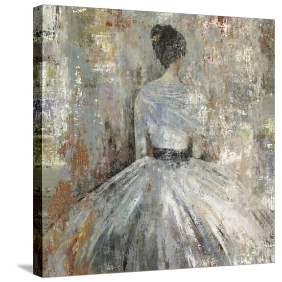 Art.com In Waiting-Square Stretched Canvas Print Wall Art by Anna Polanski, 24" x 24"