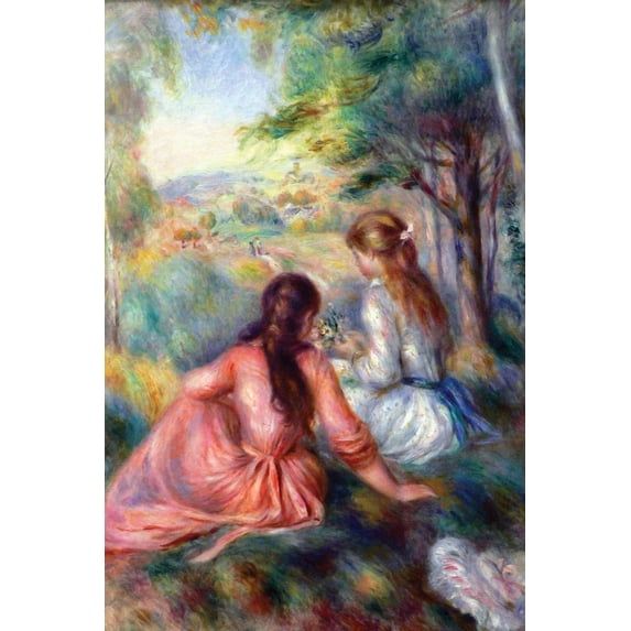 Art.com In the Meadow Art Print by Pierre-Auguste Renoir, 12" x 18"
