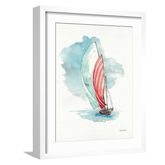 Art.com In the Moment I Art Print by Lisa Audit, White Frame Wall Art, 17" x 21"