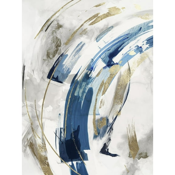 Art.com Indigo Crescent I Art Print by PI Studio, 12" x 16"